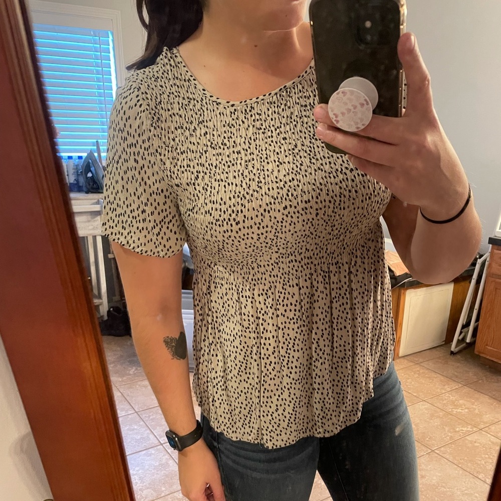 Cheetah print top